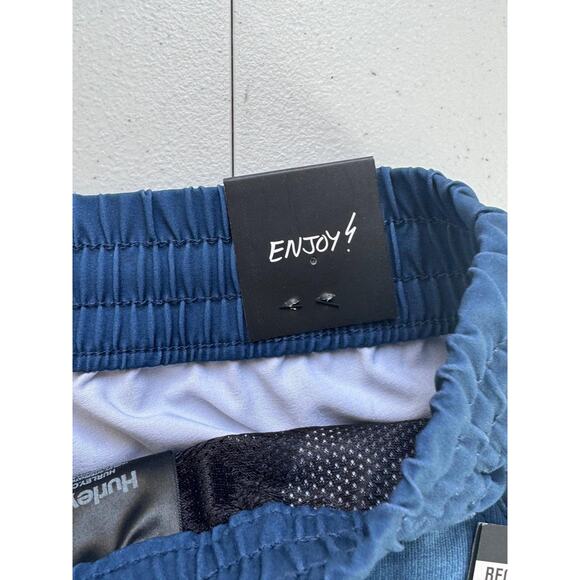 Hurley Shorts Mens Medium Blue Green Phantom Swim Trunks Ombre Surd Water Sports - Picture 8 of 16